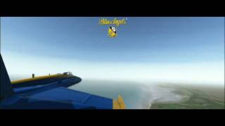 BLUE ANGELS F18 (ANDROID) - Saturday training (wing camera) screenshot 2