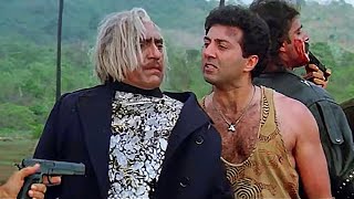 Vishwatma Climax Scene : Sunny Deol Dhamakedar Action | Amrish Puri | Chunky Pandey