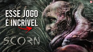 SCORN - JOGUEI 35min de GAMEPLAY EXCLUSIVA, o Jogo Está Incrível!