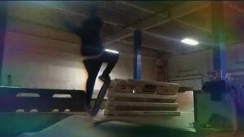 Slow mo backside tail slide @ charm city skatepark in