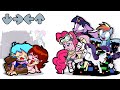 FNF Heroes vs No-Hero Corrupted Twilight Sparkle Dusk Till Dawn Learn With Pibby Part 3 Animation