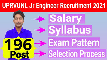 UPRVUNL Jr Engineer Vacancy 2021 | UPRVUNL JE Syllabus | UPRVUNL JE Exam Pattern | UP JE Salary