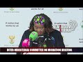 INTER-MINISTERIAL COMMITTEE ON MIGRATION BRIEFING