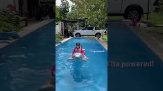 Ride dolphin float like a boss. Summer time is pool time!