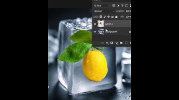 How To Place A 🍋 Lemon Inside A Ice Cubes easily in photoshop 2024