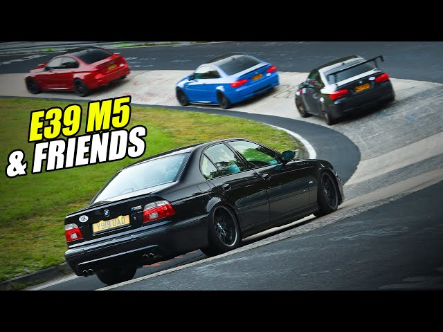 BMW E39 M5 Having FUN with M3's on the Nürburgring! class=