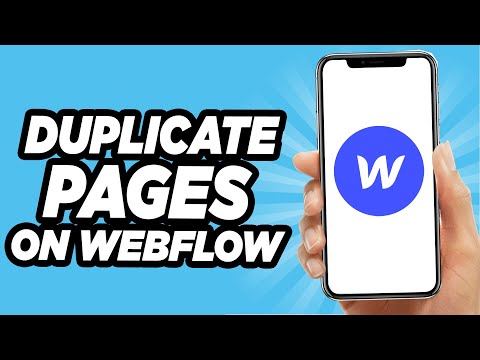 How To Duplicate Pages On Webflow - EASY!
