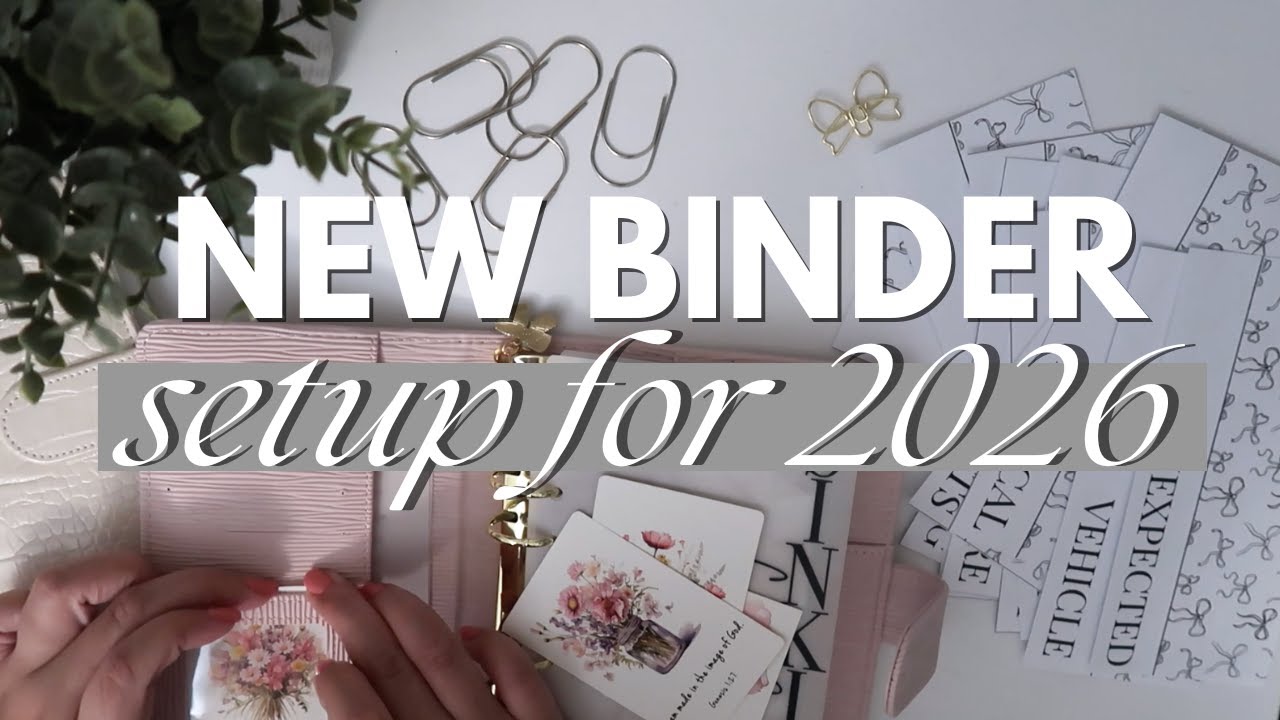 New Binder Setup for 2026...let me ramble a bit. | Budgeting