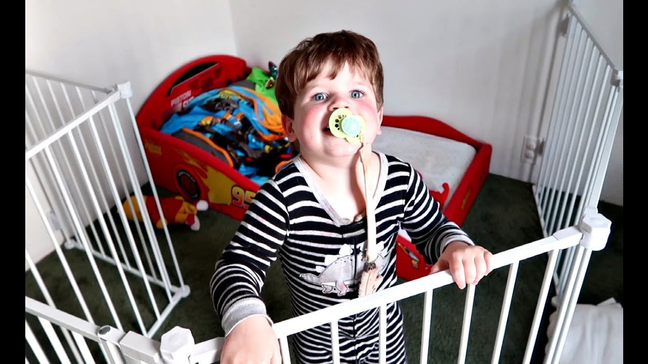 TRYING A TODDLER BED AGAIN: SPECIAL NEEDS/ANGELMAN SYNDROME SLEEP SET UP