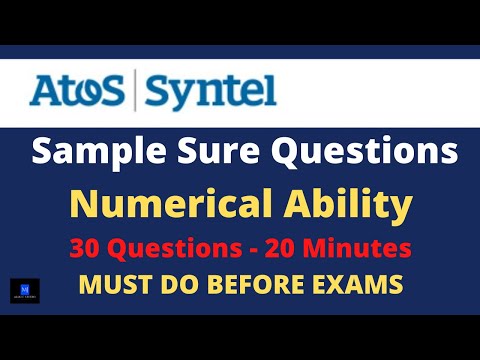 Atos Syntel Aptitude Questions with Answers| Atos Syntel Hiring 2022/23| Atos Syntel Assessment Test