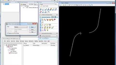 InRoads - Define Reverse Spiral