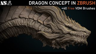 Dragon Concept in Zbrush