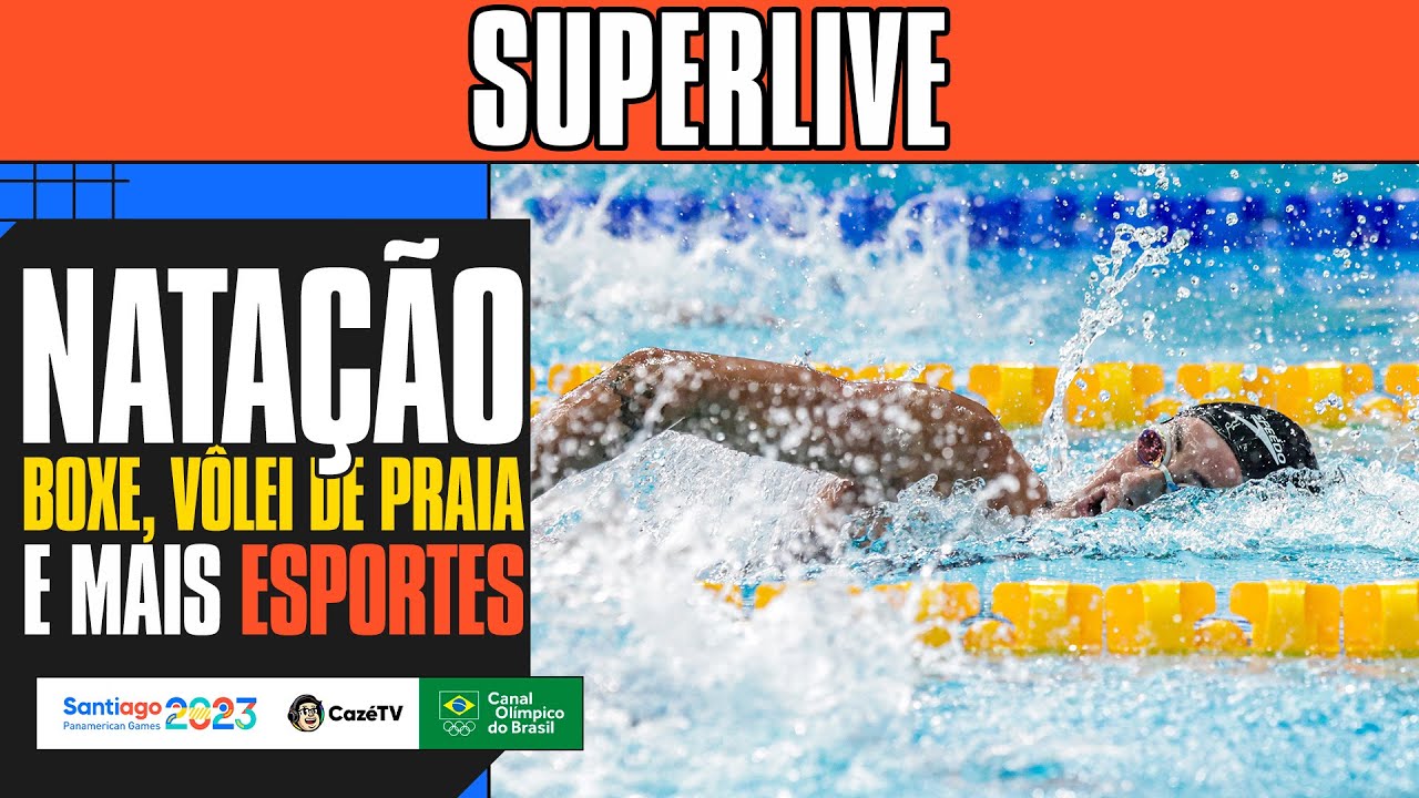 SUPERLIVE: NATAÇÃO, BOXE, LEVANTAMENTO DE PESO E MAIS ESPORTES | PAN-AMERICANO 2023 NA CAZÉTV