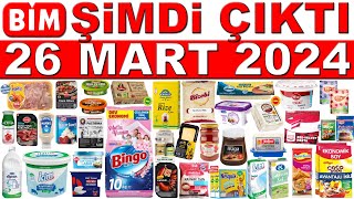 BİM 26 MART 2024 | BİM KAHVALTILIK & ŞARKÜTERİ AKTÜEL | GIDA İNDİRİMLERİ | BİM BU HAFTA İNDİRİMLERİ