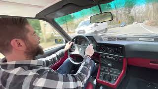 1978 BMW 633 CSI - Road Test - Passenger POV