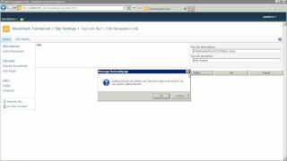 Add and remove links to Top link bar in SharePoint