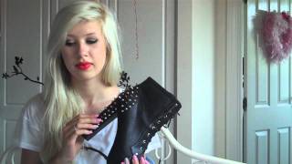 SHOE UNBOXING // Tribeca Shoes Jeffrey Campbell Spiked Lita Dupe
