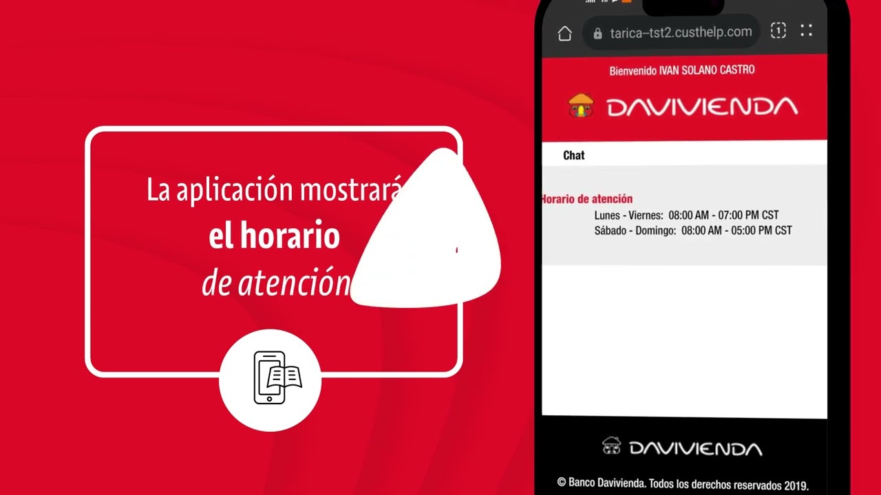 ¿Cómo comunicarse con un asesor de Davivienda desde el App?