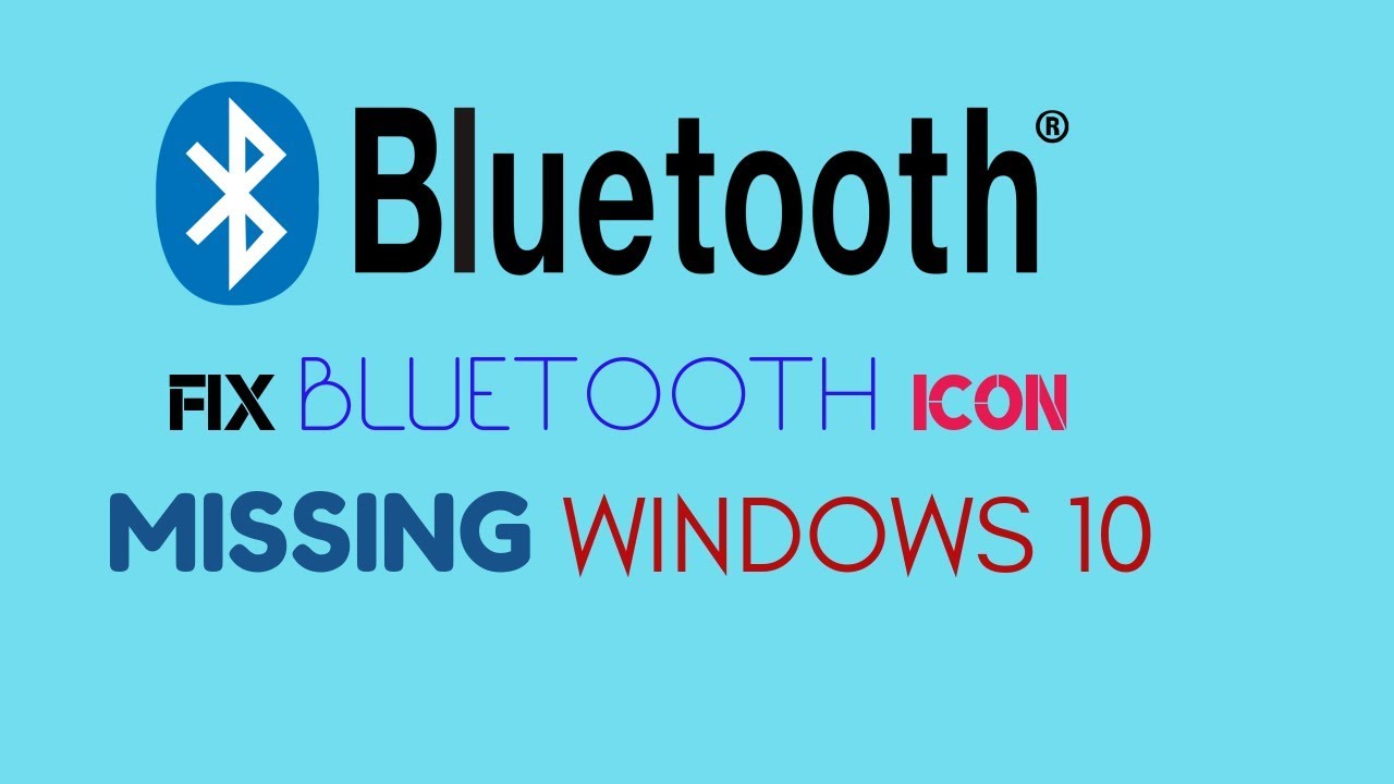 bluetooth turn on windows 10 missing