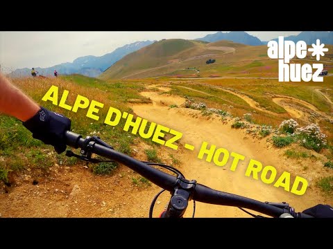 Le Flow ! Alpe d'Huez : Hot Road 🔵 / VTT - MTB / [4K]