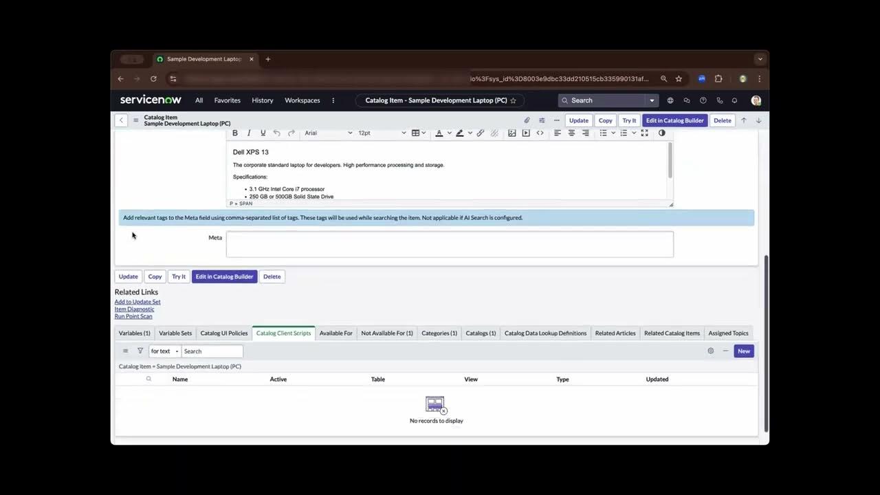 ServiceNow Developer Full Course: ServiceNow Catalog Client Scripts ...