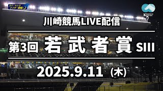 【第7回開催】川崎競馬パドック解説付きLIVE（2025年9月11日）第3回若武者賞SⅢ