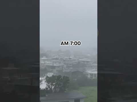 台風6号 沖縄の朝 #台風 #沖縄