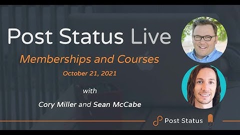 Membership and Courses with Sean McCabe