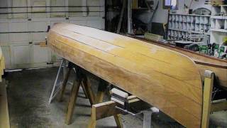 A slide show video of two canoes for double-paddle, the Trout Lily and Larkspur being built. Both designs by Fine Wood Water Craft.