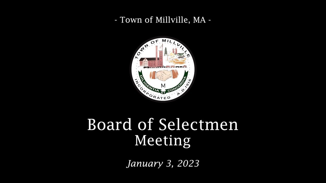 Board of Selectmen January 3, 2023 YouTube