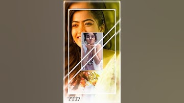 kinemaster zoom in & zoom out whatsApp status video || rashmika mandana ||