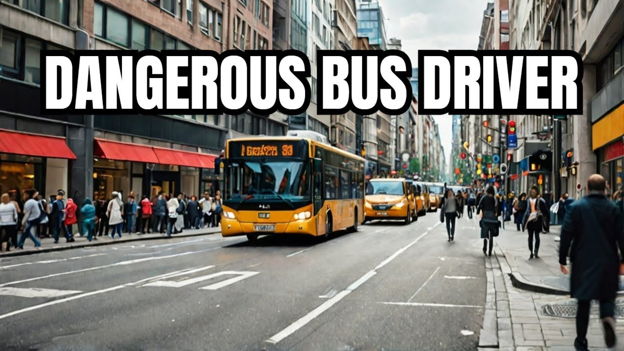 Reckless bus driver in China.. - YouTube