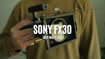 BEST MATTE BOX FOR THE SONY FX30 - Use With Variable ND Filters - CINEMATIC FILMMAKING SMALLRIG MINI