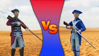 DEATH BATTLE #1 - British Red Coats vs French Blue Coats - Ultimate Epic Battle Simulator 2 | UEBS2