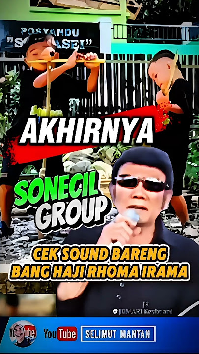 Sonecil Hosted Live By Rhoma Irama ‼️#shorts #parody #music #dangdut #rhomairama #reaction