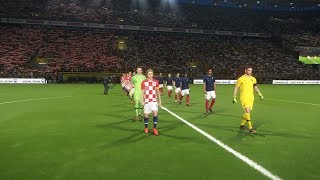Pes 2018 2018 Fifa World Cup Final france Vs Croatia Gameplay