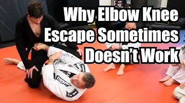 Why Elbow Knee Escape Sometimes Doesn
