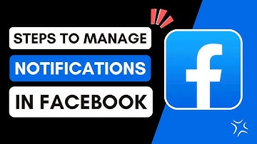 How To Manage Notifications In Facebook