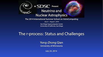 The r-process: Status & Challenges - Yong-Zhong Qian