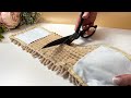 Turning a Floor Cloth into a Beautiful interior Design piece! 😍 Interesting home decor Idea