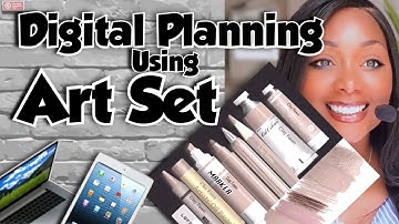 How to Create Digital Planning Stationery || Art Set App || Diamond Education Hub