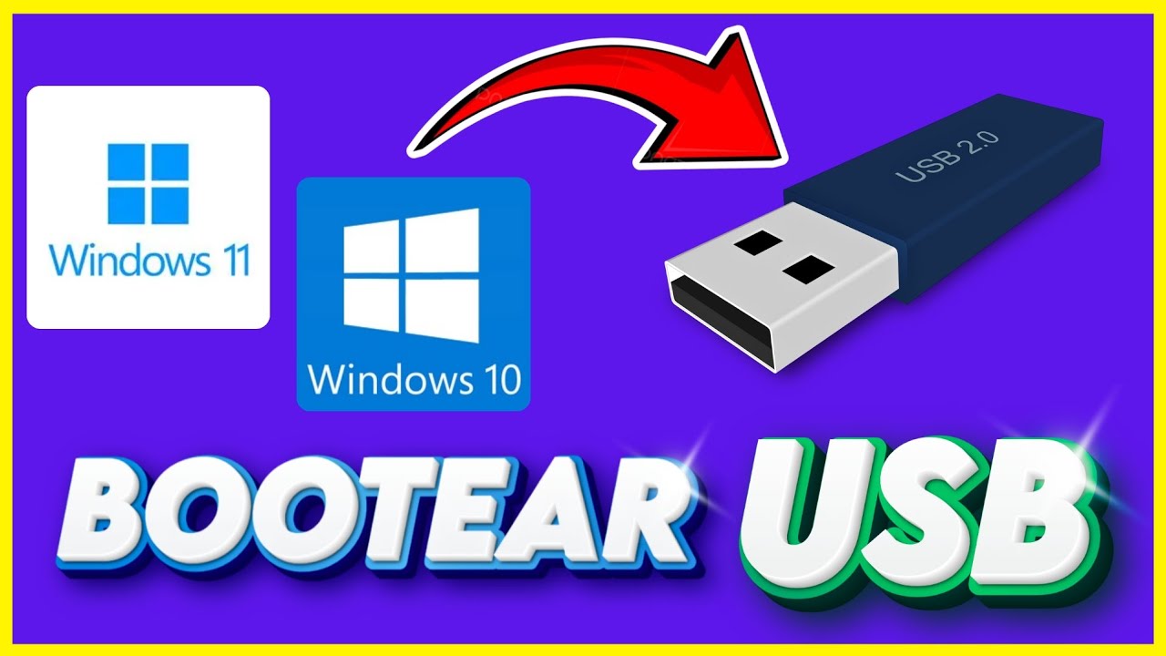 Como BOOTEAR una USB con Windows 11 y 10 en 2025 ✅️
