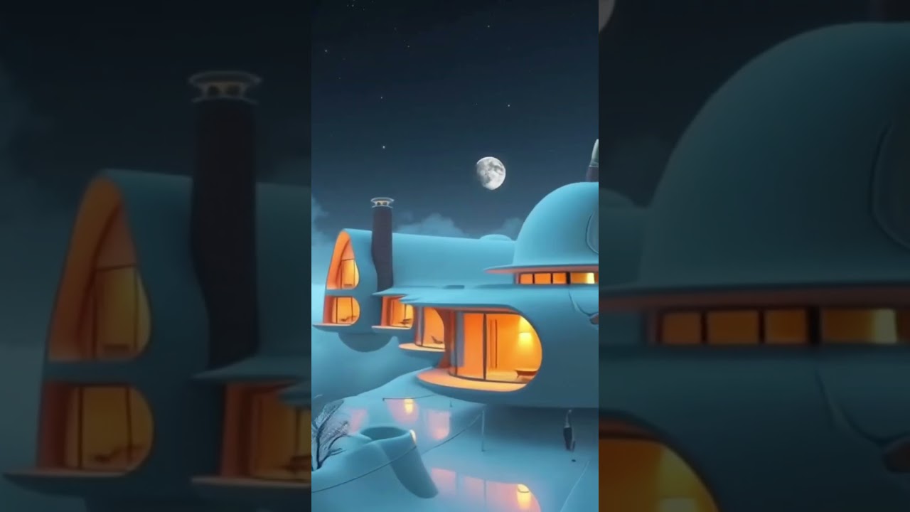 Surreal Futuristic Mountains with Impossible Architecture | AI Dreamscapes