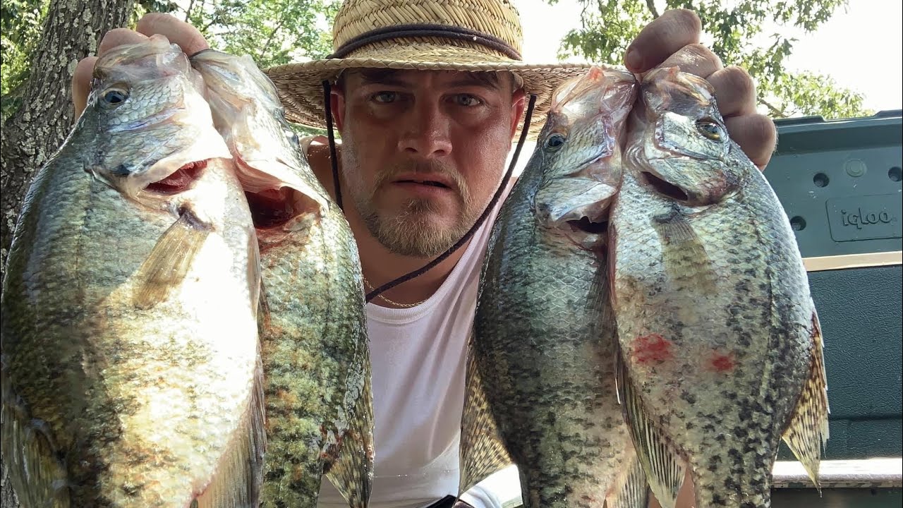Crappie Fishing With A Bobber and Live Minnows 