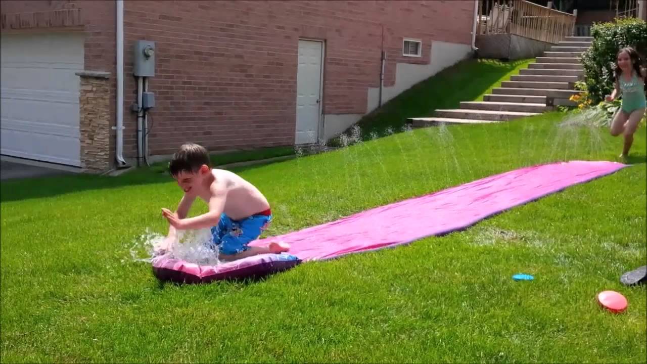 PK Gabby Slip & Slide July 03 2015 - YouTube