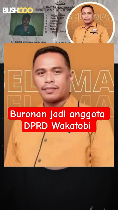 Buronan 11 th malah terpilih jadi Anggota DPRD, Kok bisa?#DPO #DPRD #Wakatobi #buronan #polisi