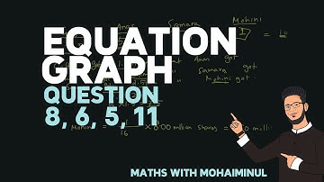 IGCSE (9-1) Maths B - Equation Graph | Question Solving 8, 6, 5, 11