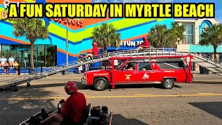 FUN Saturday at the Myrtle Beach Boardwalk Area! Parade, Food Trucks, Event & More!