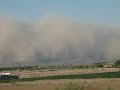 Tormenta de arena en Delicias Chihuahua