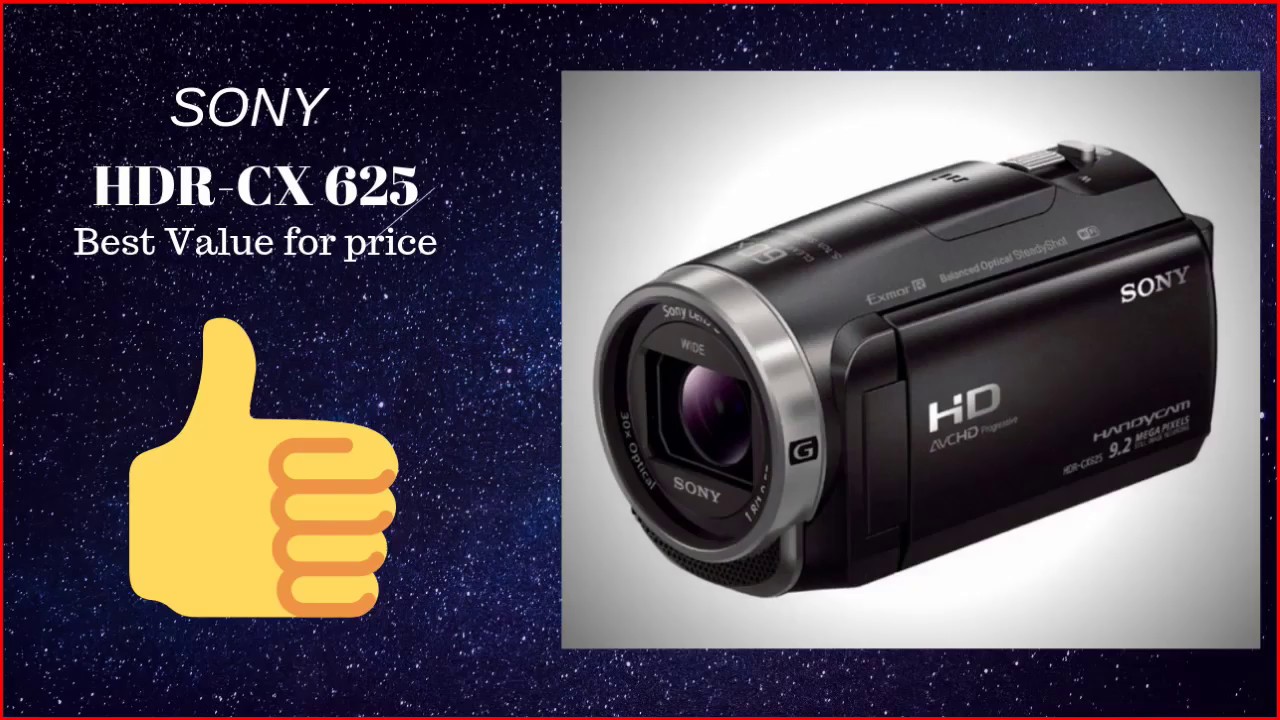 Sony HDR CX625 basic overview - YouTube